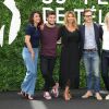 Samira Lachhab, Clément Rémiens, Ingrid Chauvin, Axel Kiener, Luce Mouchel au photocall de "Demain nous appartient" - Photocalls lors du 59ème festival de la Télévision de Monte-Carlo à Monaco, le 15 juin 2019. © Denis Guignebourg/Bestimage