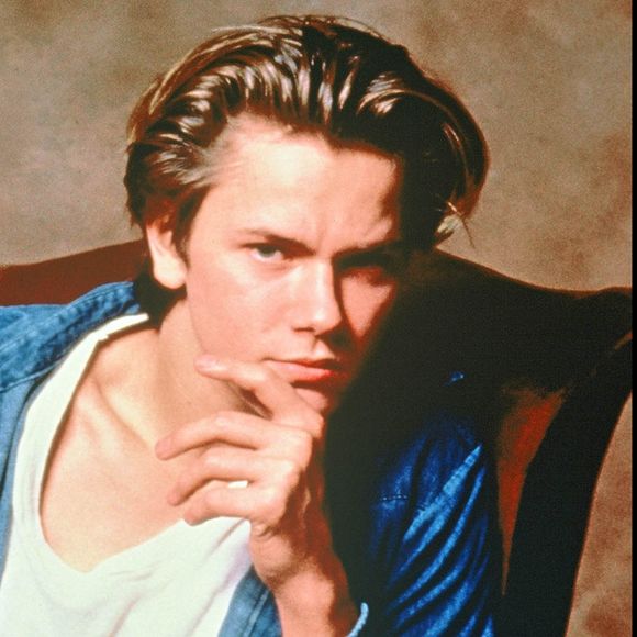 Archives- River Phoenix lors du tournage du film "A bout de course" en 1988. 
