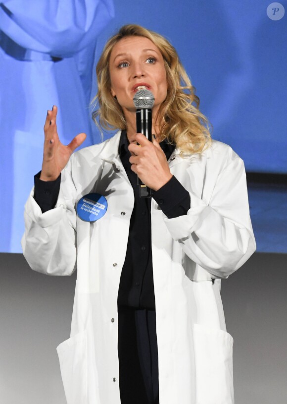 Alexandra Lamy, marraine du Pasteurdon 2019 - People lors du lancement de la 13e édition du Pasteurdon à l'Institut Pasteur à Paris. Le 9 octobre 2019 © Coadic Guirec/Bestimage