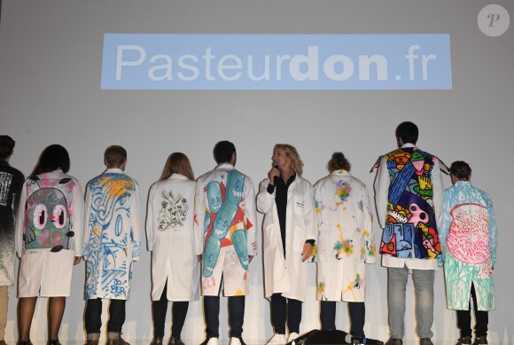 Alexandra Lamy, marraine du Pasteurdon 2019 - People lors du lancement de la 13e édition du Pasteurdon à l'Institut Pasteur à Paris. Le 9 octobre 2019 © Coadic Guirec/Bestimage