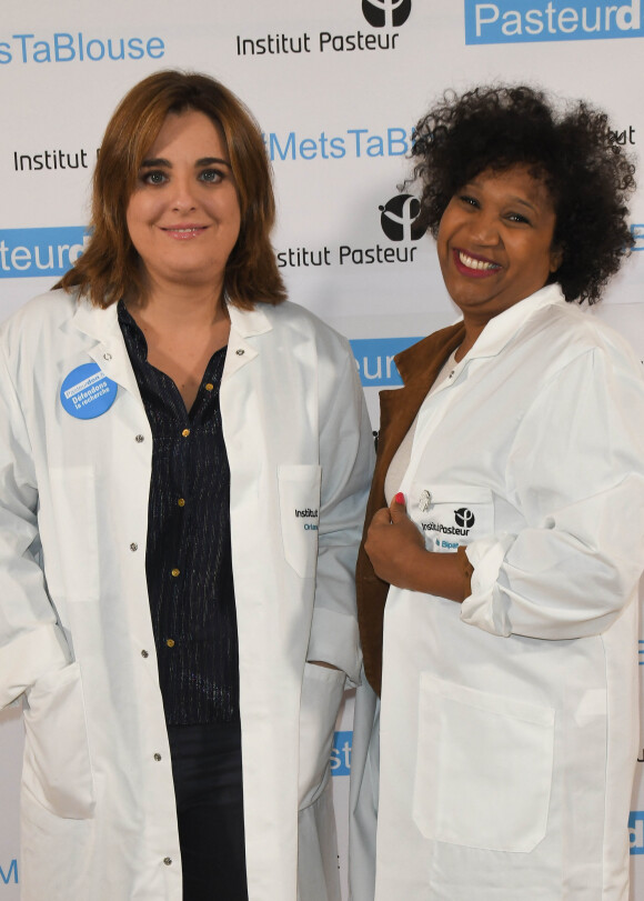 Oriane Mancini et Nella Bipat - People lors du lancement de la 13e édition du Pasteurdon à l'Institut Pasteur à Paris. Le 9 octobre 2019 © Coadic Guirec/Bestimage