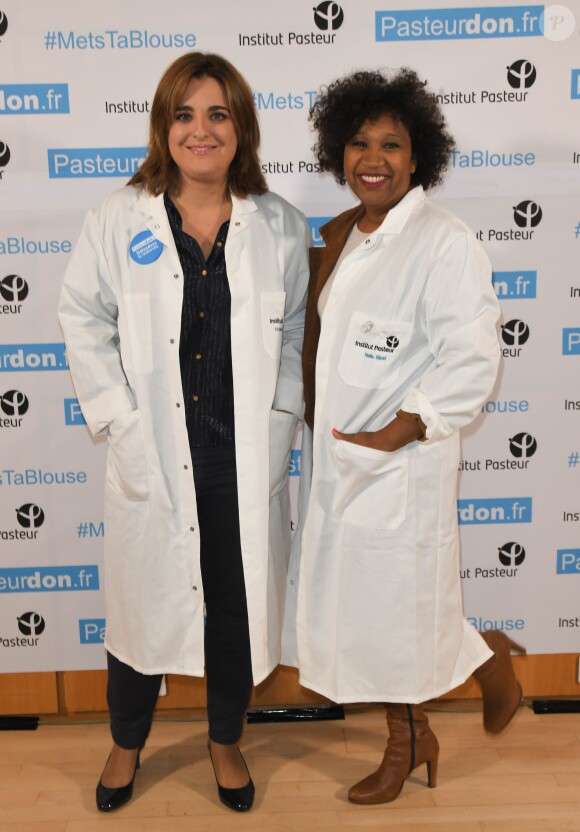 Oriane Mancini et Nella Bipat - People lors du lancement de la 13e édition du Pasteurdon à l'Institut Pasteur à Paris. Le 9 octobre 2019 © Coadic Guirec/Bestimage