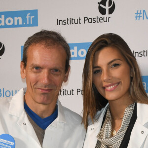 Pat Angeli et Camille Cerf - People lors du lancement de la 13e édition du Pasteurdon à l'Institut Pasteur à Paris. Le 9 octobre 2019 © Coadic Guirec/Bestimage
