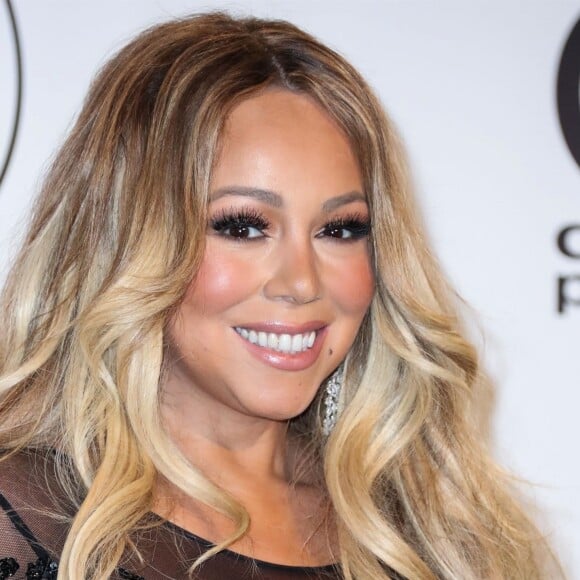 Mariah Carey au photocall de la pressroom des American Music Awards au théâtre Microsoft à Los Angeles le 9 octobre 2018.