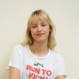 La chanteuse Angèle s'investit dans l'association KickCancer pour l'évènement Run Don't Cry, une course familiale organisée pour une levée de fonds pour la recherche contre le cancer chez l'enfant. Ixelles, le 27 mai 2019.