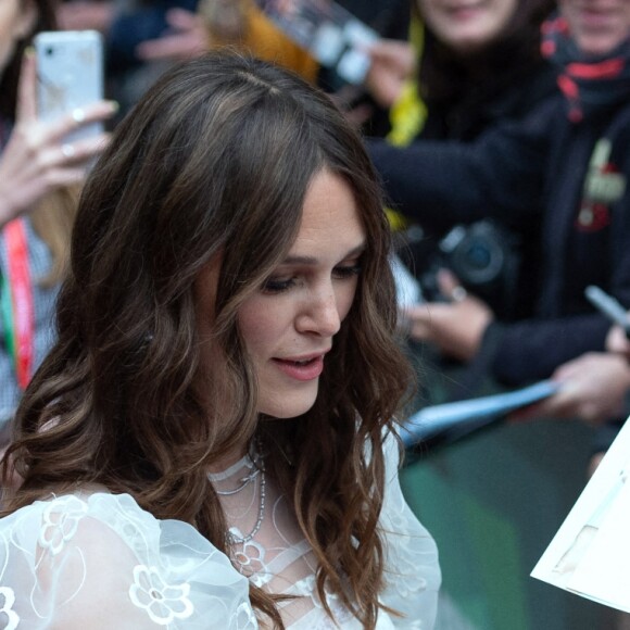 Keira Knightley à la première d'"Official Secrets" à Londres le 10 octobre 2019.