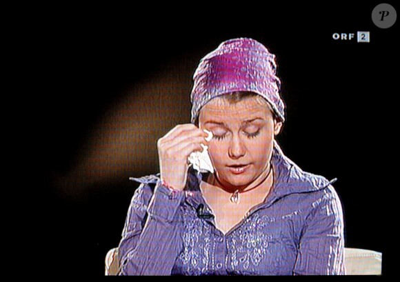 Natascha Kampusch en 2006 à Vienne- Première interview de la jeune femme après avoir été gardée captive par Wolfgang Priklopil pendant huit ans.