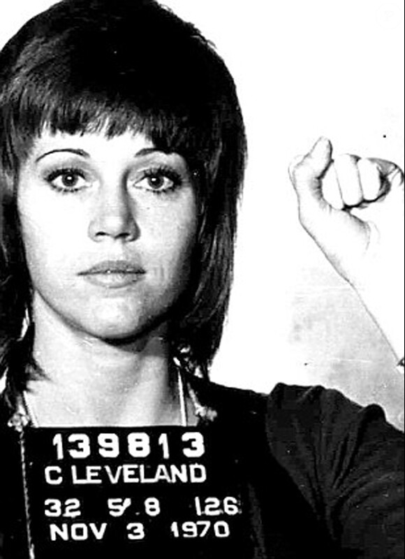 Jane Fonda arrêtée par la police en 1970