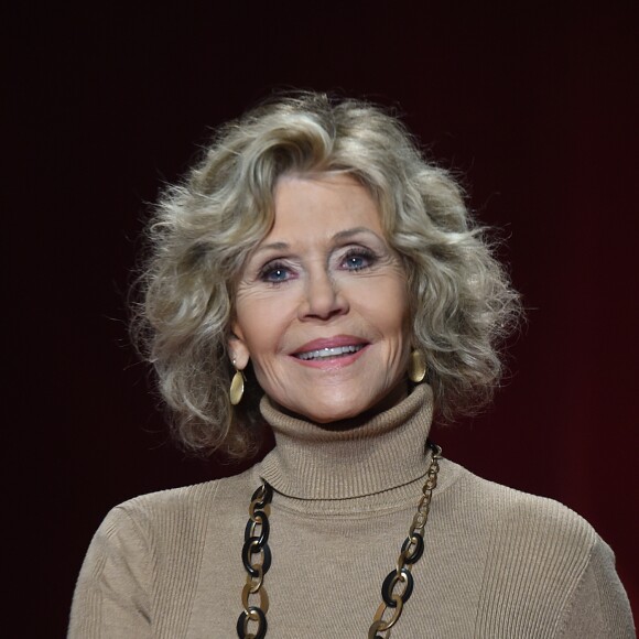 Jane Fonda - Cérémonie de clôture du 10ème Festival Lumière à la Halle Tony Garnier à Lyon le 21 octobre 2018. © Giancarlo Gorassini/Bestimage