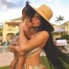 Kylie Jenner et sa fille Stormi aux îles Turques-et-Caïques. Avril 2019.