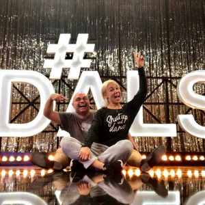 Yoann Riou dans "Danse avec les stars" saison 10, avec sa partenaire Emmanuelle Berne, octobre 2019.