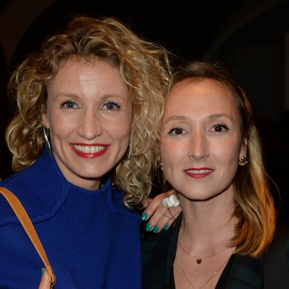 Exclusif - Alexandra Lamy et sa soeur Audrey Lamy - Cocktail pour la celébration de l'hôtel Gajoen Tokyo dans le 7ème arrondissement à Paris le 15 novembre 2018. Accueillies par l'équipe de l'hôtel Gajoen Tokyo en tenues traditionnelles, de nombreuses personnalités s'étaient réunies à la " Secret Gallery " pour célébrer l'un des hôtels les plus mythique du Japon : l'hôtel Gajoen Tokyo. © Veeren/Bestimage