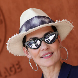 Cristina Cordula au village lors des internationaux de tennis de Roland Garros à Paris, France, le 2 juin 2019. © Jacovides-Moreau/Bestimage