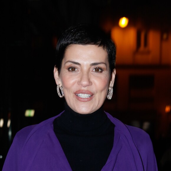 Cristina Cordula arrive au défilé Valli au centre Pompidou lors de la Fashion Week Haute Couture collection printemps/été 2019 de Paris, France, le 21 janvier 2019. © CVS/Bestimage