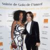 Exclusif - Laura Flessel et Caterina Murino assistent à la soirée de gala de l'AMREF "Les femmes au coeur de la santé en Afrique" au Pavillon Cambon Capucines à Paris, le 15 octobre 2019.