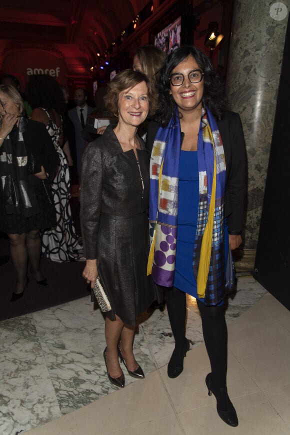 Exclusif - Mireille Faugère et Myriam El Khomri assistent à la soirée de gala de l'AMREF "Les femmes au coeur de la santé en Afrique" au Pavillon Cambon Capucines à Paris, le 15 octobre 2019.