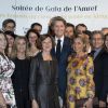 Exclusif - Mireille Faugère et J-C Decaux assistent à la soirée de gala de l'AMREF "Les femmes au coeur de la santé en Afrique" au Pavillon Cambon Capucines à Paris, le 15 octobre 2019.