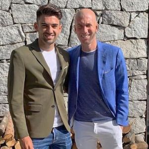 Enzo Zidane a fêté ses 24 ans avec son père Zinédine Zidane. Instagram, le 24 mars 2019.