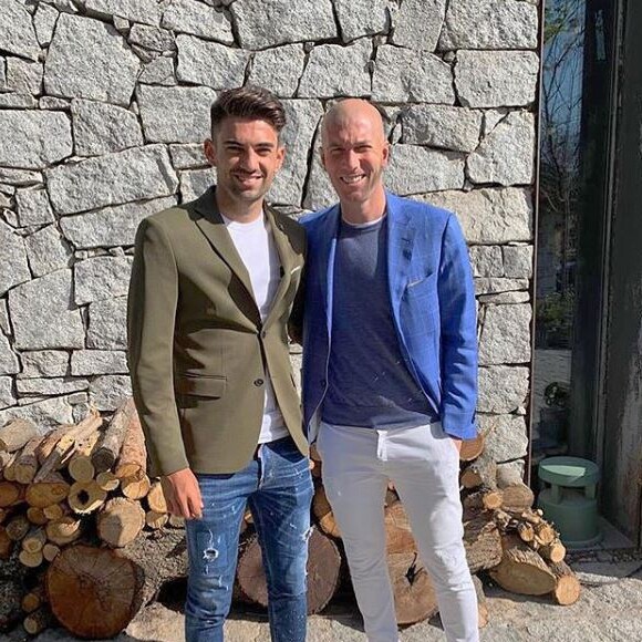 Enzo Zidane a fêté ses 24 ans avec son père Zinédine Zidane. Instagram, le 24 mars 2019.
