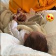 Amber Rose, son compagnon et son nouveau né- 15 octobre 2019.