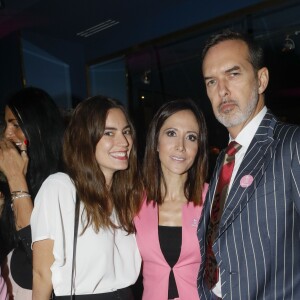 Exclusif - Johanna Bros, Fabienne Carat, Lewis-Martin Soucy - Soirée de la 6ème édition du cocktail "A Claudine" au profit de l'association "RoseUp" au restaurant "Mon Paris!" à Paris. Le 14 octobre 2019 © Christophe Clovis / Bestimage