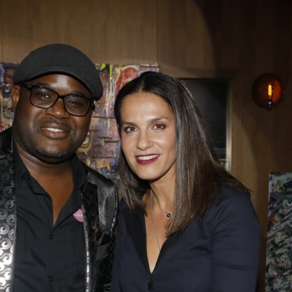 Exclusif - Mr Beksoul, Elisa Tovati - Soirée de la 6ème édition du cocktail "A Claudine" au profit de l'association "RoseUp" au restaurant "Mon Paris!" à Paris. Le 14 octobre 2019 © Christophe Clovis / Bestimage Depuis 6 ans, Esther Meyniel, fondatrice de l'agence Tess’Art Communication récolte des fonds afin d’aider à la lutte contre le cancer et pour le mieux-être des malades. En sa mémoire, elle a baptisé son action « A Claudine » en hommage à sa mère, décédée quand elle avait 20 ans. Pour cela, cette communicante réunie de nombreuses personnalités et s’entoure de personnes qui se battent pour la même cause afin de faire de cet événement du coeur un rendez-vous annuel fort qui puisse, chaque année, en clôture du mois Octobre Rose, apporter une aide significative à une association. C’est le restaurant MonParis!, qui recevait la nouvelle édition Octobre Rose avec les partenaires, René Furterer, Les bougies de Charroux, July Of St Barth, Valmont.. Cette année les profits sont reversés à l'association RoseUp l'association permet aux femmes confrontées à un cancer de poursuivre leur vie de femme, d’épouse, de mère et de professionnelle pendant et après les traitements mais aussi de se sentir moins seule face à la maladie en leur permettant d’appartenir à une communauté. Fabienne Carat, marraine de la soirée  Exclusive - No Web No Blog pour Belgique et Suisse14/10/2019 - Paris