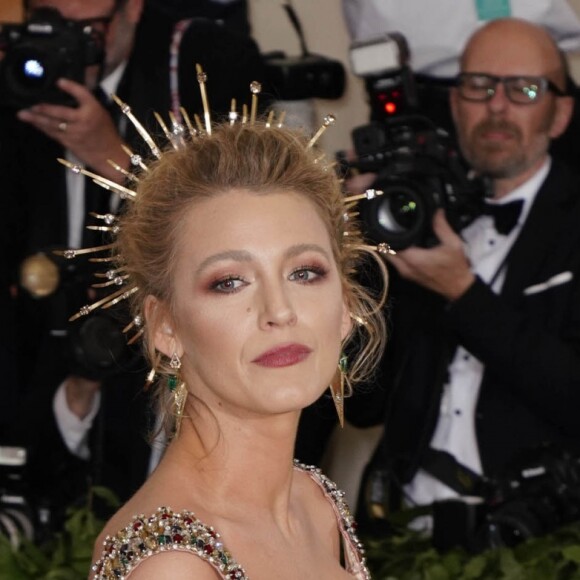 Blake Lively - Les célébrités arrivent à l'ouverture de l'exposition Heavenly Bodies: Fashion and the Catholic Imagination à New York, le 7 mai 2018.