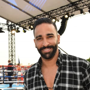 Exclusif - Adil Rami - Gala de boxe "No Limit Episode IX" organisé par B. Asloum (ancien champion du monde de boxe) en plein air au théâtre Tivol au Cannet le 18 juillet 2019. © Bruno Bebert/Bestimage