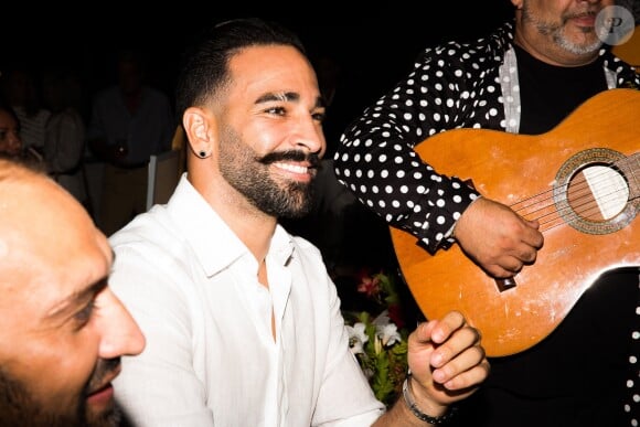 Semi-exclusif - Adil Rami assiste à la soirée des 50 ans de l'hôtel le Mas de Bellevue à Saint-Tropez, Côte d'Azur, France, le 8 août 2019. © Jack Tribeca/Bestimage