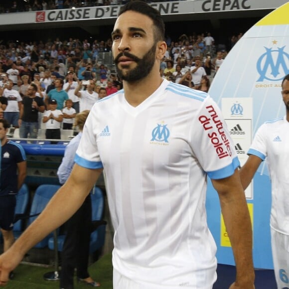 Adil Rami au stade Vélodrome à Marseille, France, le 24 août 2017. © Agence/Bestimage