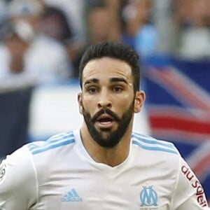 Adil Rami au stade Vélodrome à Marseille, France, le 24 août 2017. © Agence/Bestimage