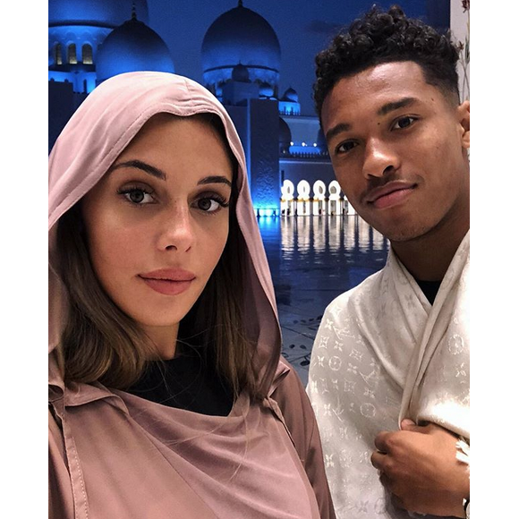Coralie Porrovecchio et son amoureux Boubacar Kamara en vacances à Dubaï. Décembre 2018.