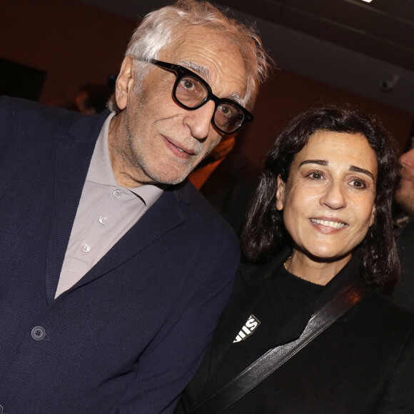 Gérard Darmon et Jocya Ghrenassia (fille de Enrico) - Backstage du concert des 80 ans de Enrico Macias à l'Olympia à Paris le 9 février 2019. © Cédric Perrin/Bestimage