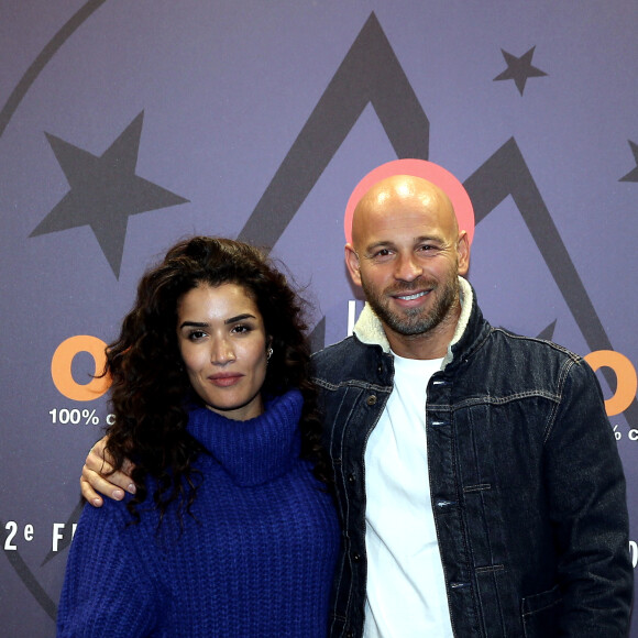 Sabrina Ouazani et son compagnon Franck Gastambide - 22ème Festival International du Film de Comédie de l'Alpe d'Huez le 16 janvier 2019. © Dominique Jacovides/Bestimage