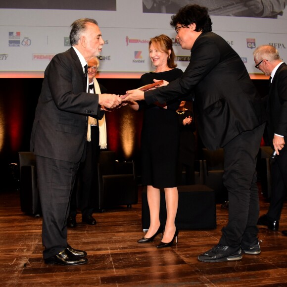 Francis Ford Coppola (prix Lumière 2019), Nathalie Baye, Bong Joon-ho - Cérémonie de remise de prix du festival Lumière 2019 à Lyon le 18 octobre 2019. © Romain Doucelin / Bestimage