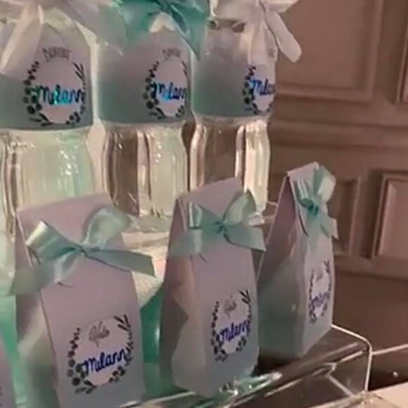 La fête de Nabilla et Thomas Vergara pour l'arrivée de Milann (20 octobre 2019).