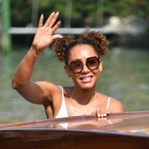 Mel B - Les célébrités arrivent au Lido pendant la 76e édition de la Mostra de Venise, le 29 août 2019.