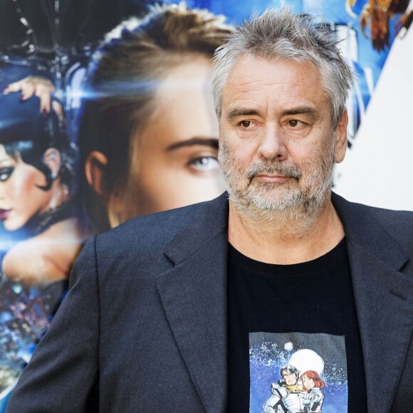 Luc Besson sur le photocall de son film "Valérian et la Cité des mille planètes" à Rome en Italie le 13 septembre 2017.