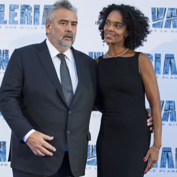 Luc Besson avec sa femme Virginie Besson-Silla - Avant-première du film "Valérian et la Cité des mille planètes" de Luc Besson à la Cité du Cinéma à Saint-Denis, le 25 juillet 2017. © Olivier Borde/Bestimage