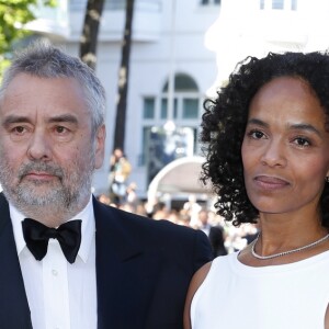 Luc Besson et sa femme Virginie Silla - Montée des marches du film "The Last Face" lors du 69ème Festival International du Film de Cannes. Le 20 mai 2016. © Olivier Borde-Cyril Moreau/Bestimage