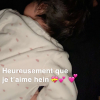 Kevin Guedj, épuisé par sa fille Ruby, sur Snapchat le 22 octobre 2019.