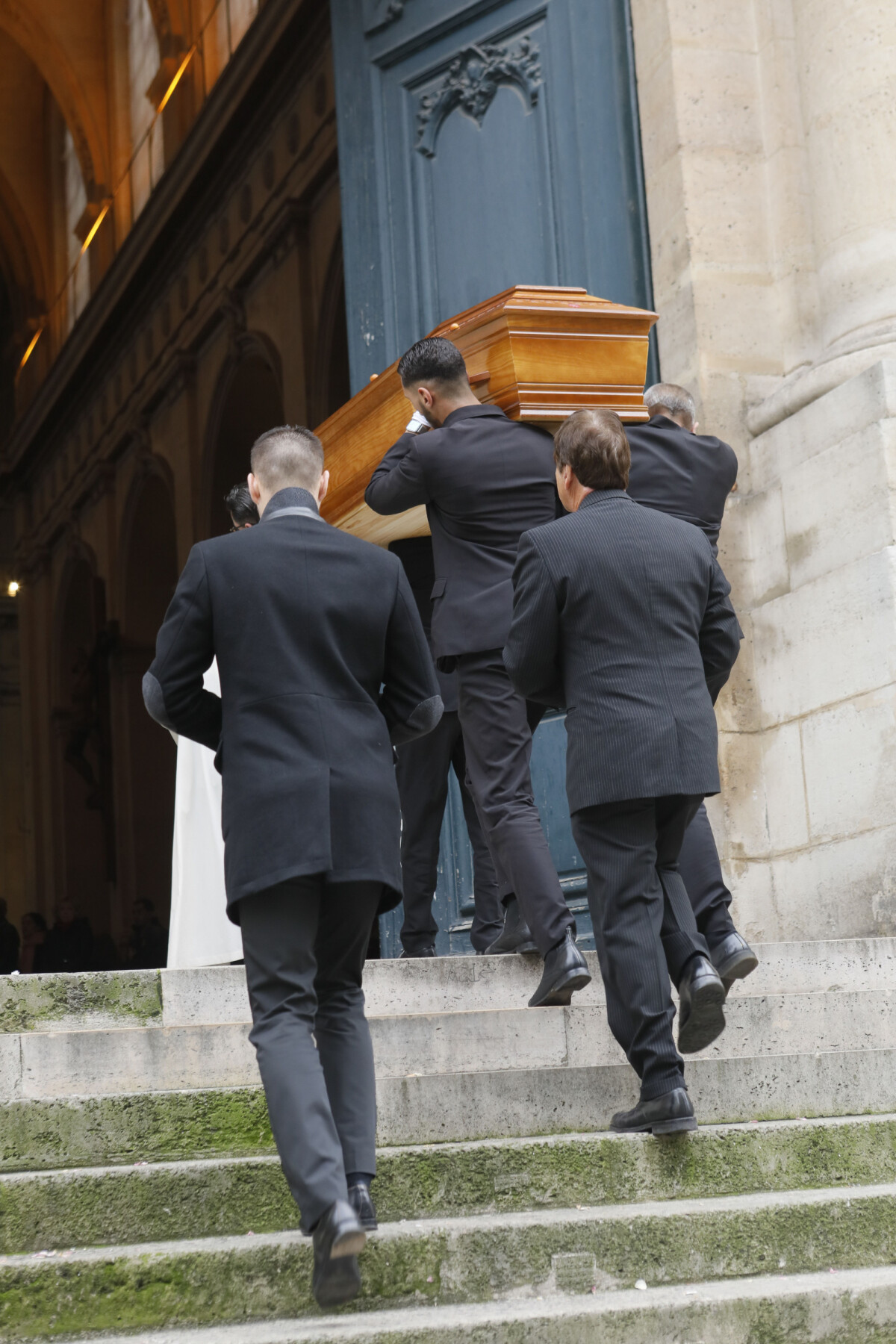 Photo : Obsèques de l'acteur Jean-Michel Martial en l'église Saint-Roch à Paris le 23 octobre