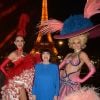 Exclusif - Mireille Mathieu et les danseuses du Moulin Rouge - Backstage du concert anniversaire des 130 ans de la Tour Eiffel à Paris, qui sera diffusé le 26 octobre sur France 2. Le 2 octobre 2019. © Perusseau-Veeren/ Bestimage