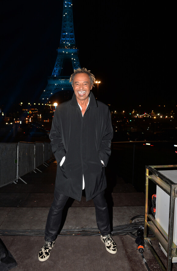 Exclusif - Yannick Noah - Backstage du concert anniversaire des 130 ans de la Tour Eiffel à Paris, qui sera diffusé le 26 octobre sur France 2. Le 2 octobre 2019. © Perusseau-Veeren/ Bestimage