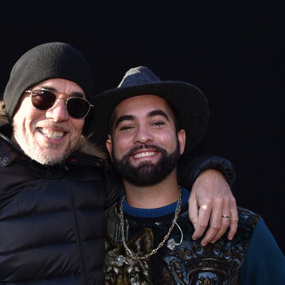 Exclusif - Pascal Obispo et Kendji Girac - Répétitions du concert anniversaire des 130 ans de la Tour Eiffel à Paris, qui sera diffusé le 26 octobre sur France 2. Le 2 octobre 2019. © Giancarlo Gorassini / Bestimage