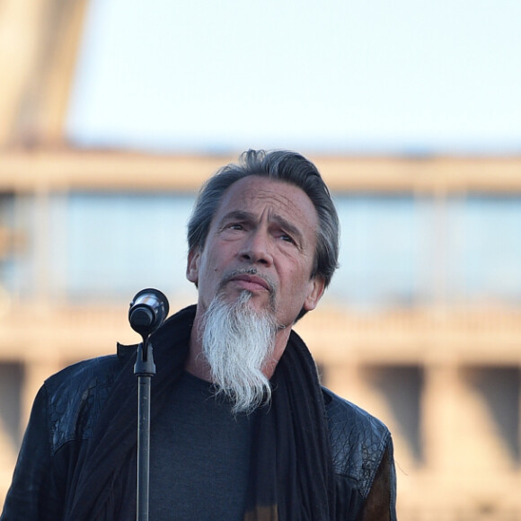 Exclusif - Florent Pagny - Répétitions du concert anniversaire des 130 ans de la Tour Eiffel à Paris, qui sera diffusé le 26 octobre sur France 2. Le 2 octobre 2019. © Giancarlo Gorassini / Bestimage