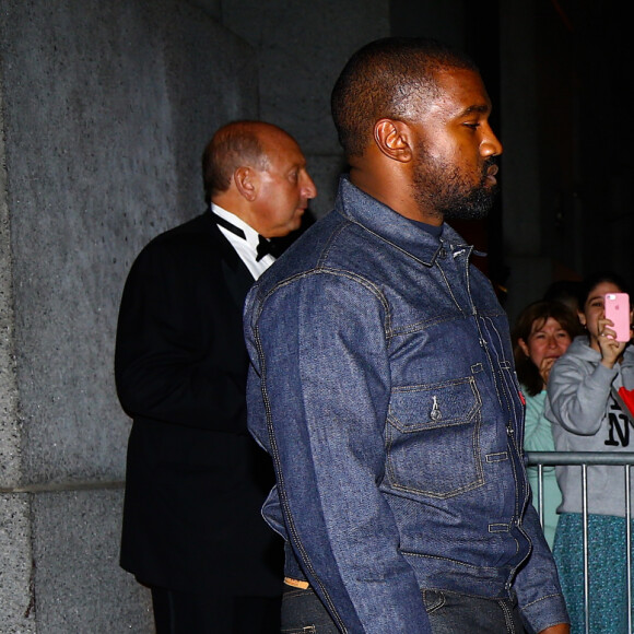 Kanye West et Kim Kardashian arrivent au Cipriani Wall Street pour assister au gala Night Of Stars 2019. New York, le 24 octobre 2019.