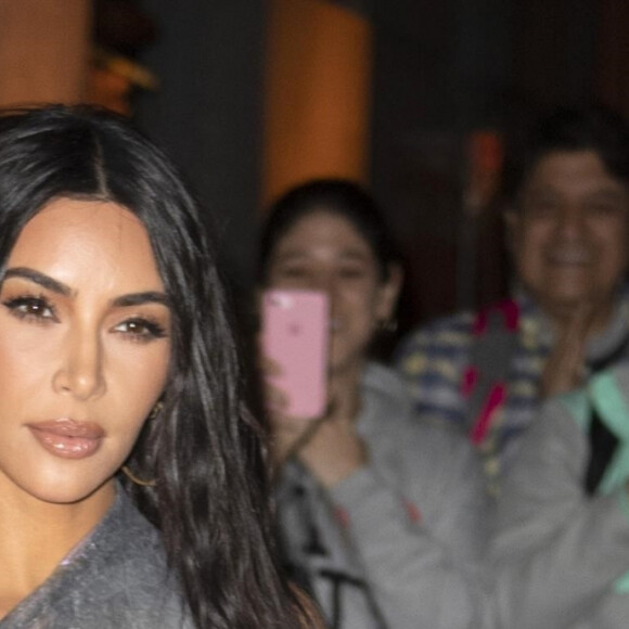 Kanye West et Kim Kardashian arrivent au Cipriani Wall Street pour assister au gala Night Of Stars 2019. New York, le 24 octobre 2019.