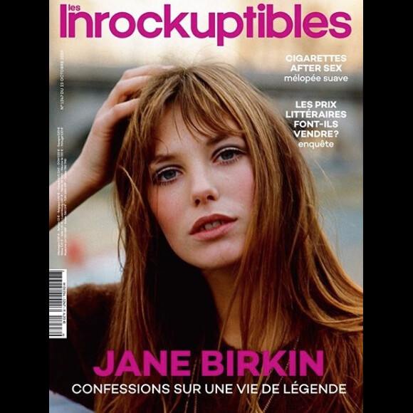 Retrouvez l'interview intégrale de Jane Birkin dans le magazine "Les Inrockuptibles", numéro 1247, du 23 octobre 2019.