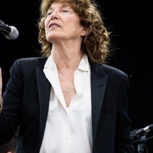 Jane Birkin sur la scène du Paleo Festival à Nyon, en Suisse, le 28 juillet 2019. @Loona/ABACAPRESS.COM